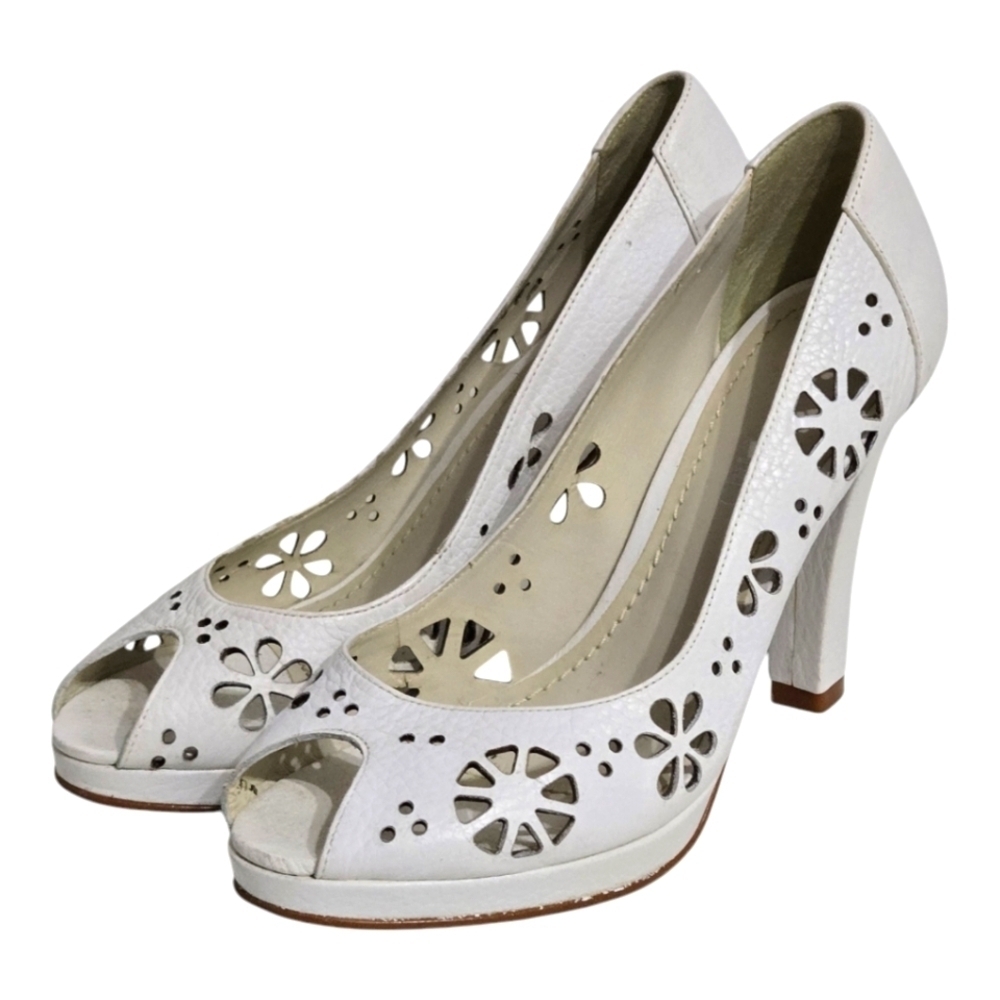 Dumond Peep-Toe High Heeled Shoes